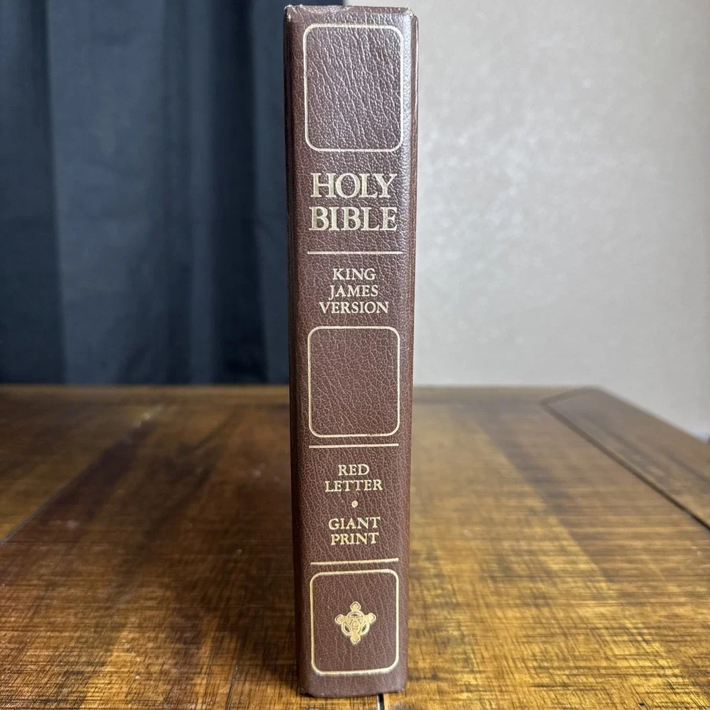 Holy Bible, KJV, Red‎ Letter, Giant Print, Revelation Seminars, Hardcover